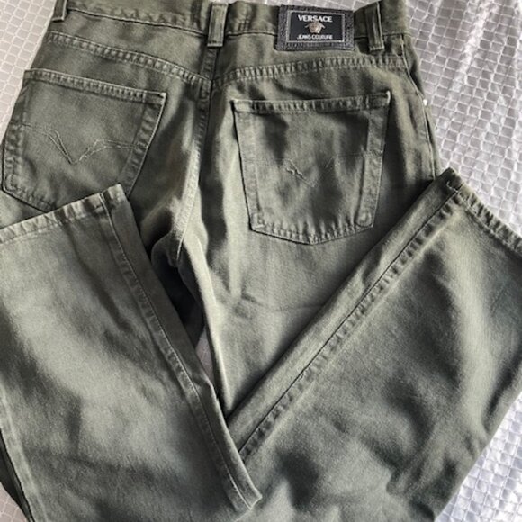 Versace Jeans Couture straight fit color olive green size 31 - Picture 7 of 9